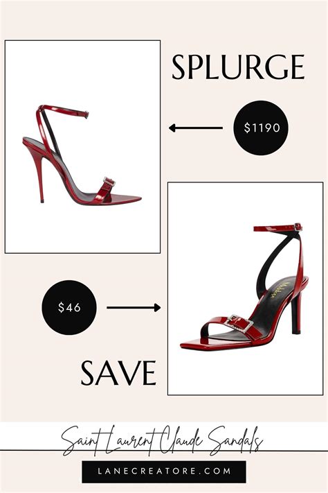 ysl sandals dupe|saint laurent platform heels dupe.